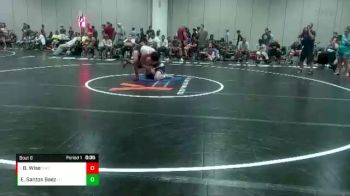 160 lbs Cons. Semi - Bentley Wise, Olympia Wrestling Club vs Ezequiel Santos Baez, US Territory