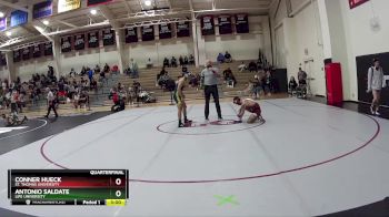 125 lbs Quarterfinal - Antonio Saldate, Life University vs Conner Hueck, St. Thomas University
