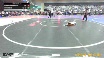 52 lbs Quarterfinal - Adriel Rasmussen, Rock Of Redmond vs Kyan Keys, MilLard South Wrestling Club