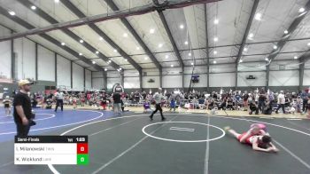 145 lbs Semifinal - Isabelle Milanowski, Twin City Wrestling Club vs Kira Wicklund, Lake Stevens WC