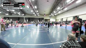100 lbs Rr Rnd 1 - Peyton Bishop, CT Whale Girls vs Sophia May, MGW Surf Savages