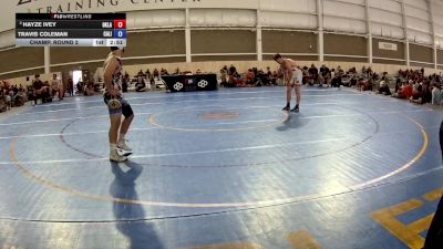 165 lbs Champ. Round 2 - Hayze Ivey, Oklahoma vs Travis Coleman, California