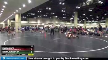 160 lbs Round 9 (10 Team) - Logan Morehouse, Foxfire Wrestling Red vs Kasen Grape, Nebraska Hawaiian Hammers