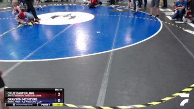 56 lbs Round 4 - Cruz Easterling, Arctic Warriors Wrestling Club vs Grayson McIntyre, Bethel Freestyle Wrestling Club