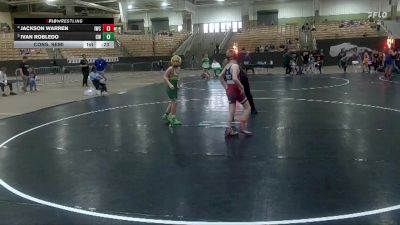 95 lbs Cons. Semi - Jackson Warren, Impact Wrestling Club vs Ivan Robledo, Commanders WC