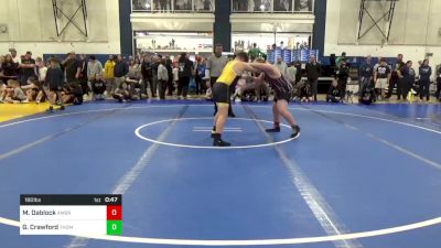 180 lbs Consy 6 - Maximus Dablock, Ambridge vs Gavin Crawford, Thomas Jefferson