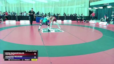 61 kg 1st Place Match - Fotis Papadopoulos, Team Impact WC vs Donovan Neudorf, Saskatoon WC