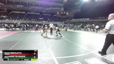 138 lbs Semifinal - Isaiah Bertalotto, Turlock vs Alejandro Talamante, Pitman