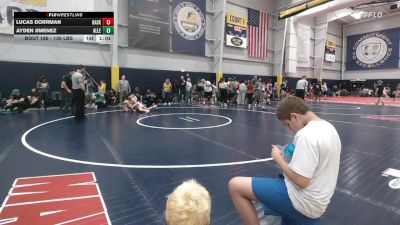 136 lbs Quarterfinal - Lucas Dorrman, Basking Ridge vs Ayden Jimenez, Allentown