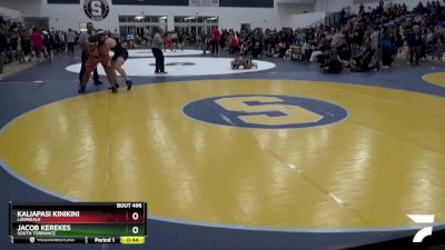 285 lbs Cons. Round 2 - Kaliapasi Kinikini, Lawndale vs Jacob Kerekes, South Torrance