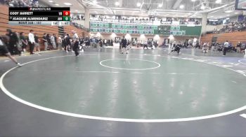 157 lbs Champ. Round 2 - Cody Jarrett, Vista Murrieta vs Joaquin Almendariz, Arroyo