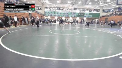 157 lbs Champ. Round 2 - Cody Jarrett, Vista Murrieta vs Joaquin Almendariz, Arroyo