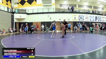 82 lbs 5th Place Match - Milan Romano, Perry Meridian Wrestling Club vs Greyson Reed, Midwest Xtreme Wrestling