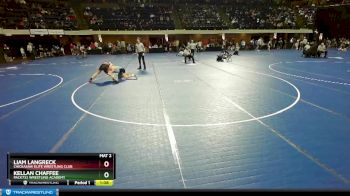 135 lbs Quarterfinal - Liam Langreck, Chickasaw Elite Wrestling Club vs Kellan Chaffee, Pack732 Wrestling Academy