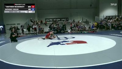 68 lbs Champ. Round 3 - Matthew McDermott, New York vs Anthony Oscar, Ohio