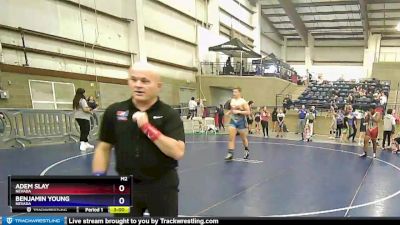 220 lbs Round 1 - Adem Slay, Nevada vs Benjamin Young, Nevada