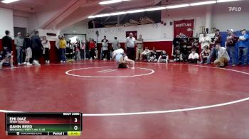 120 lbs Champ. Round 2 - Emi Diaz, Perry Meridian vs Gavin Reed, Mishawaka Wrestling Club
