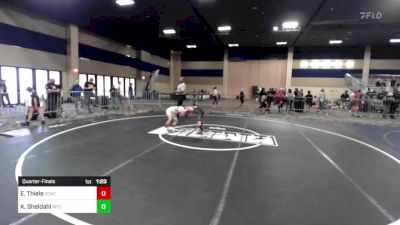 65 lbs Quarterfinal - Evan Thiele, Coachella Valley WC vs Kainoa Sheldahl, Mtc