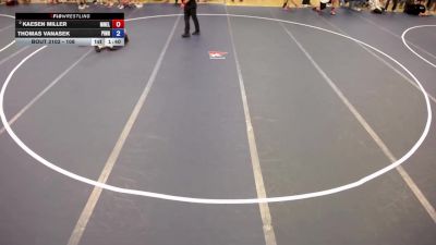 108 lbs 5th Place Match - Kaesen Miller, MN Elite vs Thomas Vanasek, Pinnacle