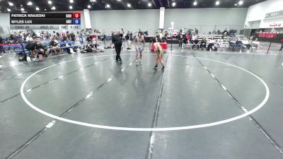 100 lbs Patrick Krajeski, California Silver vs Myles Lux, Arizona
