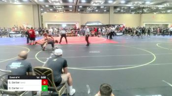 157 lbs Consi Of 4 - Gideon Gerber, Oakdale vs Devan Carter, Mat Demon WC