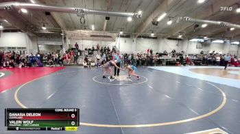 120 lbs Cons. Round 5 - Valeri Wolf, Fountain - Fort Carson vs Danasia Deleon, Cleveland