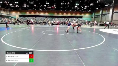 141 lbs Round Of 16 - Gavin Bauder, Clackamas vs Kolter Burton, Oklahoma State