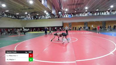 138 lbs Quarterfinal - Joseph Macrino, West Essex vs Angel Mejia, Roselle Park