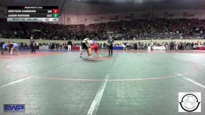 200 lbs Consi Of 32 #2 - Greyson Hammons, Saint's Wrestling Club vs Jason Watkins, Catoosa Wrestling