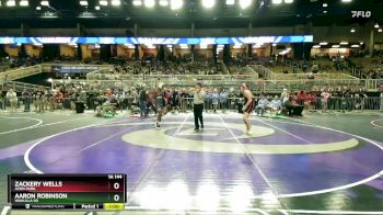 1A 144 lbs Cons. Round 1 - Zackery Wells, Avon Park vs Aaron Robinson, Wakulla Hs