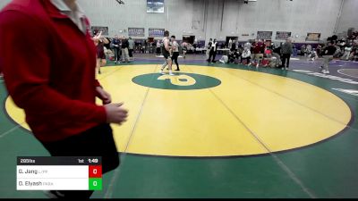 285 lbs Semifinal - Gabe Jang, Leonia/Palisades Park vs Daniel Elyash, Paramus