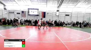 123 lbs Quarterfinal - Xavier Cardoza, Xcel Wc vs Shariah Kula-Fagatiai, Pride WC