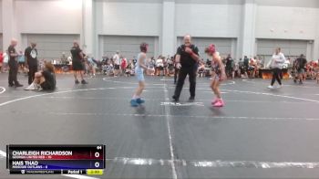 64 lbs Round 7 (8 Team) - Hais Thao, Missouri Outlaws vs Charleigh Richardson, Georgia United Red