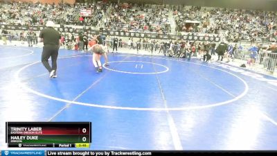 100 lbs Cons. Round 3 - Hailey Duke, Oregon vs Trinity Laber, Eastern Oregon Elite