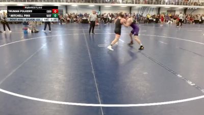 Silver 133 lbs Champ. Round 2 - Mitchell Pins, Wartburg vs Truman Folkers, Cornell College