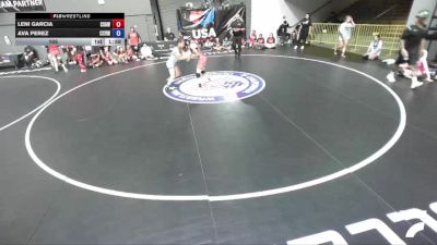 110 lbs Leni Garcia, SAWA - Sacramento Area Wrestling Association vs Ava Perez, CVWA - Central Valley Wrestling Association