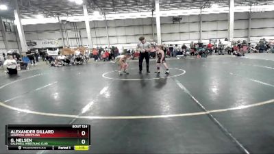 87 lbs Round 2 - Alexander Dillard, Lewiston Wrestling vs G. Nelsen, Caldwell Wrestling Club