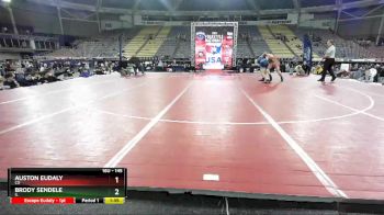 145 lbs Semifinal - Brody Sendele, IL vs Auston Eudaly, CO