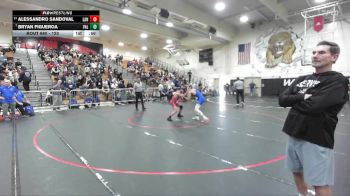 120 lbs 7th Place Match - Bryan Figueroa, Valencia/Placentia vs Alessandro Sandoval, Lancaster