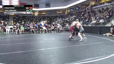 285 lbs Quarterfinal - Jack Limbaugh, Algona vs Ethan Wood, Mount Vernon