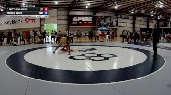 61 kg Champ. Round 2 - Matthew Lopes, LVRTC vs Marco Tocci, Tar Heel Wrestling Club