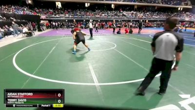 5A 215 lbs Cons. Round 1 - Aidan Stafford, Rio Grande City vs Terry Davis, North Mesquite