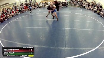 160 lbs Finals (8 Team) - Cruz Paulin, Idaho vs William Pokorny, Nebraska Blue