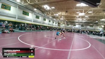 126 lbs Quarterfinal - William Wood, Cody High School vs Cameron Sisneros, Camel Kids Wrestling