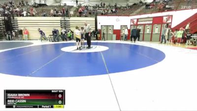 66-73 lbs Cons. Round 2 - Reid Cassin, Reitz WC vs Isaiah Brown, Mooresville WC