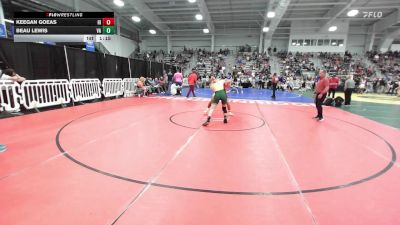 160 lbs Quarterfinal - Keegan Goeas, HI vs Beau Lewis, VA