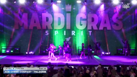 ACE Cheer Company - Falcons [2026 L3 Junior Day 2] 2026 Mardi Gras Grand Nationals