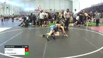 88 lbs Consi Of 16 #2 - Brayden Thacker, Takedown Express vs Jacob Strausbaugh, All American Training Center