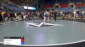 138 lbs Semis - Derek Barrows, Colorado vs Colton Weiler, Wisconsin