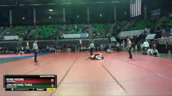 138 lbs Quarterfinal - JON MICHAEL TURIS, Grissom Hs vs Ryne Moore, Sparkman